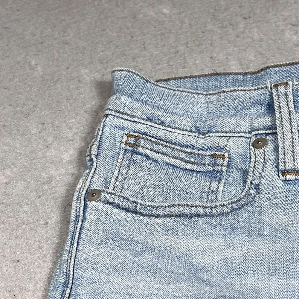 Madewell Jeans Women Sz 28 Blue High Rise Skinny Button Fly Denim Jeans